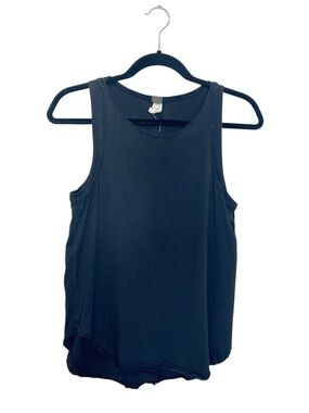 WE THE FREE Sydney Classic Black Rounded Hem Tank Top